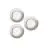 Eglo Connect.Z Smart Encastré Spot Éclairage de salle de bains Fueva 6-Z Plastique Nickel Satiné 8.4W 1020lm - 827-865 Variable Blanc + RGB | Dimmable