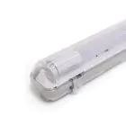 Noxion Réglette LED Étanche Boîtier Vide  Poseidon V2.0 incl. 1x Noxion Tube LED T8 Standard Output 22W 2300lm - 830 Blanc Chaud | 150cm