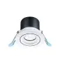 THORNeco LED Spot LILY Zwart 9W 900lm 38D - 930 Warm Wit | 82mm - Zaagmaat 68mm - IP44 - Beste Kleurweergave - Dimbaar